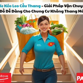 Xe Kéo Leo Cầu Thang  Giải Pháp Vận Chuyển Đồ Dễ Dàng Cho Chung Cư Không Thang Máy