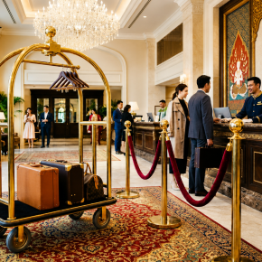 Danh sách trang thiết bị cần thiết cho một khách sạn mới, được phân loại theo các khu vực chính
