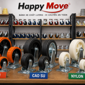 Cách chọn bánh xe công nghiệp có tuổi thọ trên 5 năm giúp giảm chi phí và tăng hiệu quả hoạt động.
