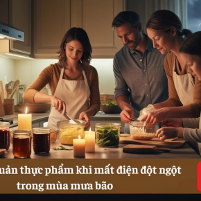 Cách bảo quản thực phẩm khi mất điện đột ngột trong mùa mưa bão