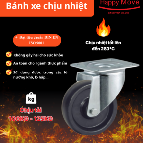 Bánh xe chịu nhiệt - Giải pháp cho các ngành công nghiệp đòi hỏi độ bền cao