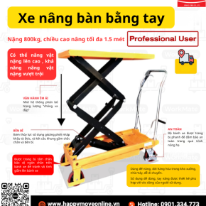 Xe nâng bàn là gì? Vì sao xe nâng bàn là lựa chọn hàng đầu của doanh nghiệp?