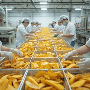 Nhà máy chế biến trái cây sấy khô: Mở rộng giá trị trái cây Việt ra thị trường toàn cầu