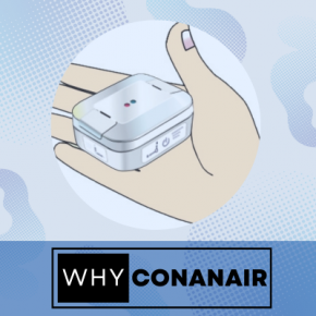 Why CONANAIR; Battery-operated compact Wi-Fi vibration sensor
