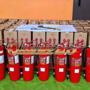 ผลงานการส่งมอบ ถังดับเพลิง 