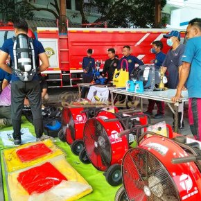 ผลงานการส่งมอบครุภัณฑ์ สำหรับใช้ในงานดับเพลิง สินค้านำเข้าจากยุโรป