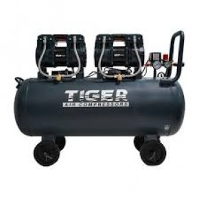 ปั๊มลมไร้น้ำมัน TIGER รุ่น JAGUAR-100