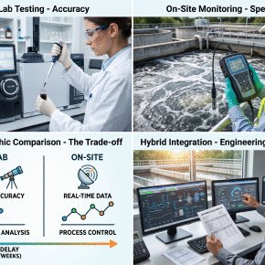 การวิเคราะห์คุณภาพน้ำ Lab Testing VS On-Site/Online Monitoring