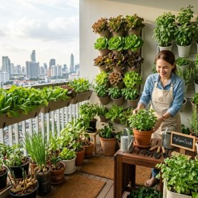 ผักเหมาะสำหรับคอนโด