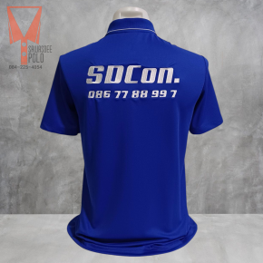 ขอบพระคุณ SDCon.   เสื้อโปโลผ้าลูบาลานซ์ เนื้อผ้าเย็นระบายอากาศได้ดี ไม่ขึ้นขุยตลอดอายุการใช้งาน  สั่งได้ไม่มีขั้นต่ำ มีบริการหลังการขาย ​ ออกแบบวางกราฟิกโลโก้ ฟรี!  ค่าบล็อกปักฟรี!​  จัดส่งฟรี!  งานเย็บ คุณภาพดี  งานปักคมชัดระดับ HD  รับผลิตงานด่วน งานไว
