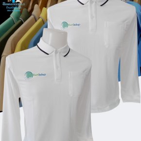 ขอบพระคุณ Earthology เสื้อโปโลแขนยาวสีขาว เนื้อผ้าคลูบาลานซ์ ระบายอากาศได้ดี ใส่แล้วเย็นไม่ร้อน ไม่อับชื้น ไม่ขึ้นขุย พร้อมสั่งปักโลโก้ ปักชื่อ สนใจสอบถามเพิ่มเติม  https://line.me/ti/p/VJeTnWFnQS  www.sawasdeepolo.com ️ 0842254054 #sawasdeepolo #สวัสดีโป