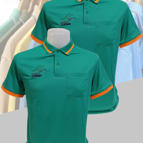 ขอบพระคุณ บริษัท ขอบคุณ 2562 จำกัด เสื้อโปโลเนื้อผ้ามองตากูร์ (Montagut) - เนื้อผ้าหนาและทนทานต่อการใช้งาน ทำให้ผ้าคงรูปได้ดี และไม่เสื่อมสภาพง่าย - มีความยืดหยุ่นสูง ทำให้สามารถปรับตัวเข้ากับรูปร่างได้ดี  - เนื้อผ้ามีสัมผัสที่นุ่มสบาย ทำให้เหมาะสำหรับการ