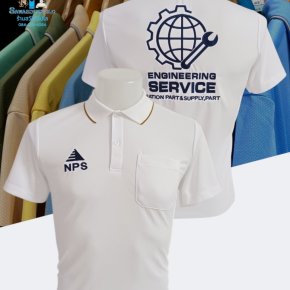 ขอบพระคุณ NPS   เสื้อโปโลผ้าดับเบิ้ลเฟส (Double Face) เนื้อผ้าทอเทคนิคพิเศษ 2 เลเยอร์ น้ำหนักเบายืดหยุ่นนุ่มสบาย ไม่ย้วยหรือเสียทรงง่าย ดูมีวอลลุ่มให้ความรู้สึกหนาและฟูระบายอากาศได้ดี ไม่อมเหงื่อ สีสดใส ไม่หมองง่าย ไม่ต้องรีด ไม่ขึ้นขุยผ้า size unisex ใส่