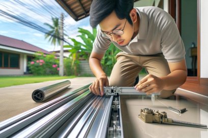 วิธีติดตั้งประตูม้วน