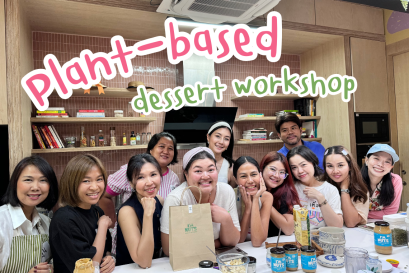  Plant-based dessert workshop ชวนมาทำขนมคลีนทานเอง