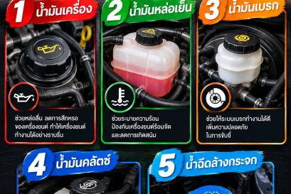 5 ของเหลวในรถบรรทุกที่ควรตรวจเช็คเป็นประจำ