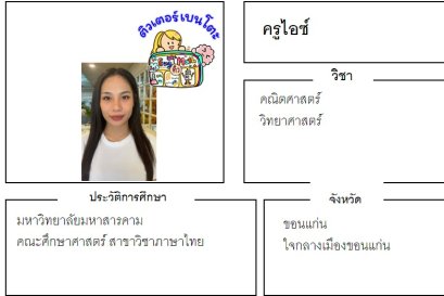 tutorbento.com ไอซ์ สอนพิเศษ เรียนพิเศษ ติวเตอร์ตัวต่อตัว