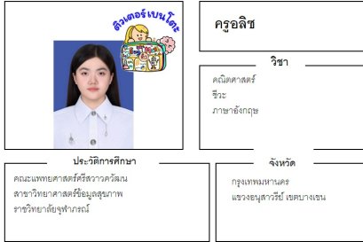 tutorbento.com อลิซ สอนพิเศษ คณิต ชีวะ อังกฤษ บางเขน