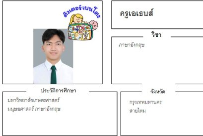 tutorbento.com เอเธนส์ สอนพิเศษภาษาอังกฤษ สายไหม สอนพิเศษที่บ้าน