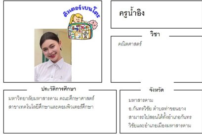 tutorbento.com น้ำอิง สอนพิเศษคณิตศาสตร์ มหาสารคาม กันทรวิชัย เรียนพิเศษที่บ้าน
