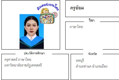 tutorbento.com อ้อม สอนภาษาไทย ท่าแค ลพบุรี เรียนพิเศษที่บ้าน