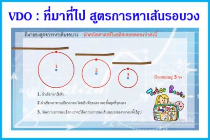 สูตรการหาเส้นรอบวง