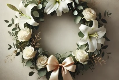 พวงหรีดสำหรับการแสดงความเคารพ: การสื่อถึงความรักและความเคารพอย่างลึกซึ้ง