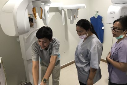 ติดตั้ง Imax touch digital pan with ceph arm , 2 fixed ccd คลินิกทันตกรรม อัพดิจิเดนทัล จังหวัดกรุงเทพฯ