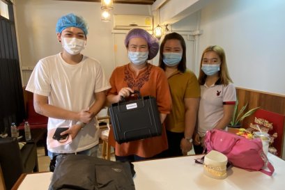 จัดส่งเครื่อง Intraoral scan shining 3D พร้อมสอนการใช้งานเพิ่มเติมให้กับ คลินิก I Smile Dental Trang