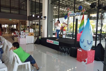 ติดตั้ง เครื่องเสียง ไฟ เวที งานอีซูซู 