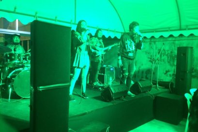 งานเลี้ยงปีใหม่ ติดตั้งเครื่องเสียง ไฟ เวที