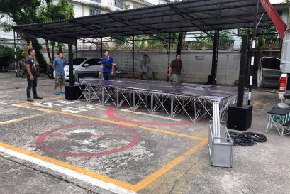 ติดตั้งเครื่องเสียง เวที งานเปิดตัวสินค้า งานอีเว้นต์