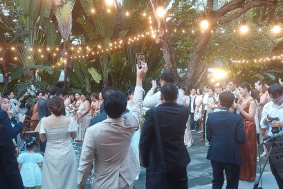 งานเครื่องเสียง ไฟ โปรเจคเตอร์ งานแต่ง ห้องสมุดเนลสัน สุรวงศ์ วันที่ 7 ธค 67 by vsoundqlighting