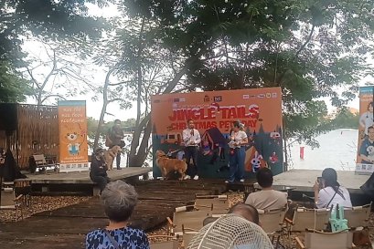 งาน jingle tails บึงตะโก้ บางพลี วันที่ 14 ธค 67 ติดตั้งเครื่องเสียง