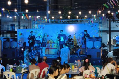 งานเลี้ยงปีใหม่ บริษัท ราชพฤกษ์ วันที่ 2 มค 68 เครื่องเสียง ไฟ ทรัส เวที by vsoundqlighting