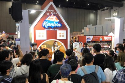 ติดตั้งเครื่องเสียง ไฟ ทรัส ไบเทคบางนา บู๊ธ kaniva ฮอลล์ 103 งานวันที่ 5-8 พค 65 by vsoundqlighting