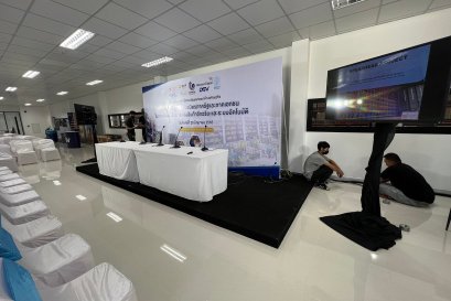 ให้เช่าเครื่องเสียง ไฟ เวที ทีวี บ.อจิลิตี้ โลจิสติก ร่มเกล้า วันที่ 20 มิย 65 by vsoundqlighting