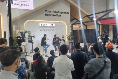 ติดตั้งเครื่องเสียง ไฟ บู๊ธ fujifilm ไบเทคบางนา by vsoundqlighting