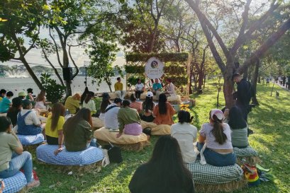 ติดตั้งเครื่องเสียง งานเสวนา สวนหลวง ร.9 งานปลูกป่า ล้านไร่ วันที่ 4 ธค 65 by vsoundqlighting