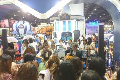 ให้เช่าเครื่องเสียง ติดตั้งสิริกิต 2 บู๊ธ Buzz / Felina canino วันที่ 4-7 พค 66