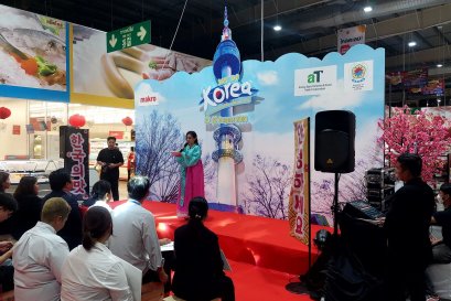 บริการให้เช่าเครื่องเสียง ไฟ ทรัส งาน joy of korea แม็คโครนครอินทร์ วันที่ 24 สค 66 by vsoundqlighting