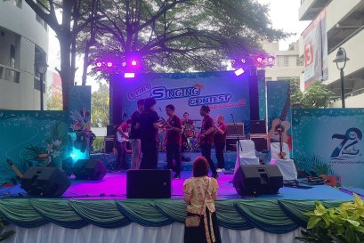 งานประกวดร้องเพลง การท่าเรือ วันที่ 12-13 มีค 67 ติดตั้งไฟ เอฟเฟค by vsoundqlighting