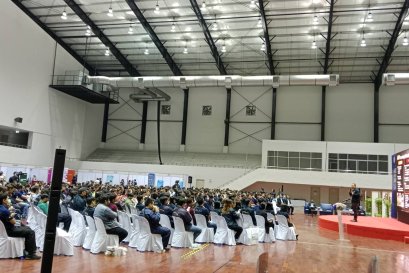 งาน Pat Care U Day ท่าเรือคลองเตย ติดตั้งเครื่องเสียง วันที่ 14 กพ 67 by vsoundqlighting