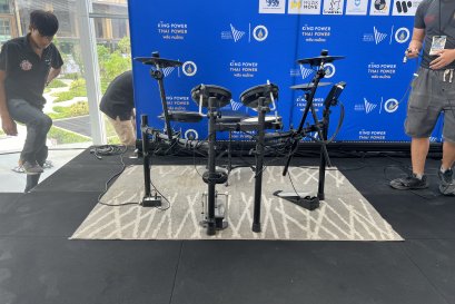 ให้เช่ากลองชุดไฟฟ้า roland TD-07DMK  4-6 เมษายน 68 งาน The power band one bangkok by vsoundqlighting