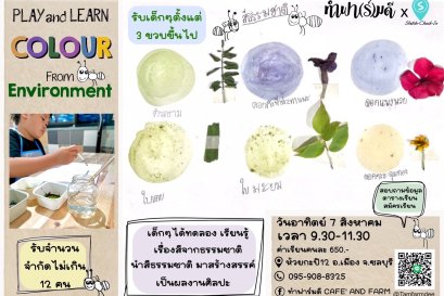 Workshop Play and Learn Colour From Environment