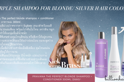 Purple shampoo แชมพูม่วงสำหรับถนอมผมสีเทา