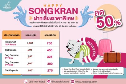 ฮอสเพ็ททอล_โปรโมชั่นฝากเลี้ยง Pet Hotel