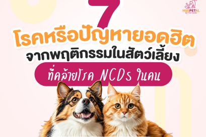 โรคที่เกิดจากพฤติกรรมในสัตว์เลี้ยง