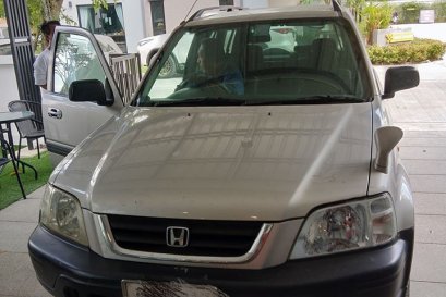 HONDA CR-V ติดตั้งเครื่องเสียง 2 din J707