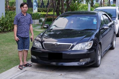 TOYOTA CAMRY ติดตั้งเครื่องเสียงรถยนต์ 2 din Android 10.1 แท้ ลงแอพได้